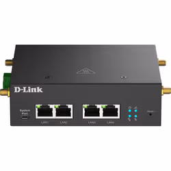 D-Link DWM-314-G 5G Multi-Connect Modem, 4x Gigabit Ethernet, Ethernet WAN, 4 Gigabit Ethernet, DSL WAN, SIM card slot, Black