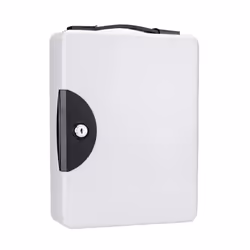 Barska CB12948 Key Lock 50 Position Portable Key Cabinet Lock Box Grey  One Size