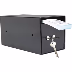 Barska AX13708 Dual Key Depository Drop Safe Lock Box for Cash  Receipts and Keys