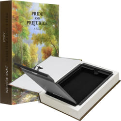 BARSKA Hidden Real Book Lock Box with Key Lock   7.5 x 1.75 x 10.5