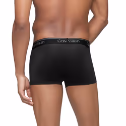 Calvin Klein Men's Micro Stretch 3-Pack Low Rise Trunk  3 Black  M