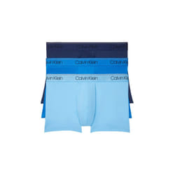 Calvin Klein Men's Micro Stretch 3-Pack Low Rise Trunk  New Navy  Arte