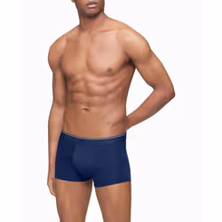 Calvin Klein Men's Micro Stretch 3-Pack Low Rise Trunk  New Navy  Arte