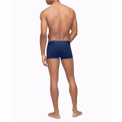 Calvin Klein Men's Micro Stretch 3-Pack Low Rise Trunk  New Navy  Arte