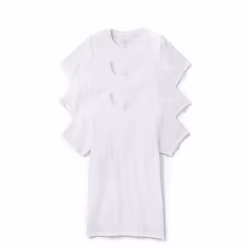 Calvin Klein Men's Cotton Stretch Undershirt Packs  3 White-Crewneck