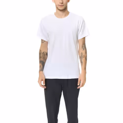 Calvin Klein Men's Cotton Stretch Undershirt Packs  3 White-Crewneck