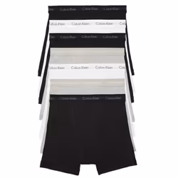 Calvin Klein Men's Cotton Classics 7-Pack Boxer Brief 3 Black 2 Grey