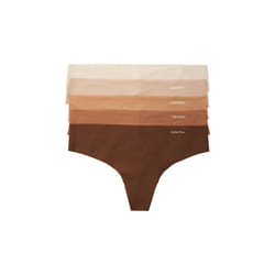 Calvin Klein Women's Invisibles Thongs - 5 Pack  QD3556  BchwdCdrSndlw