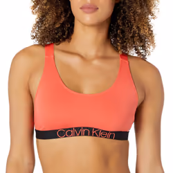 Calvin Klein Women's Reconsidered Comfort Unlined Bralette  Punch Pink