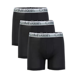 Calvin Klein Men`s Microfiber Boxer Briefs 3 Pack (Black(NP2370-001)/S