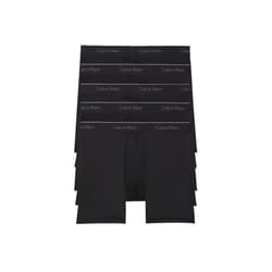 Calvin Klein Men's Micro Stretch 5-Pack Boxer Brief  5 Black  Medium