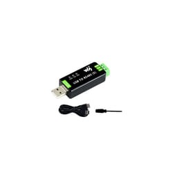 Industrial USB to RS485 Converter Adapter with Original CH343G and SP485EEN, Built-in Lightningproof Tube, Resettable Fuse, ESD and TVS Protection