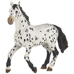 Papo ""Appaloosa Horse Black"" Figure