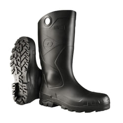 Dunlop Protective Footwear  Chesapeake plain toe Black Amazon  100% Waterproof PVC  Lightweight and Durable  8677577.11  Size 11 US