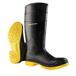 Dunlop 86802 Polysteel Men's Steel Toe and Midsole Knee Boots with Ult