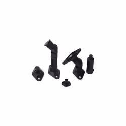 VideoSecu 5 Speaker Wall Ceiling Mount Brackets Black for Home Theater Satellite Speakers 1XZ (Black  5 Pack)