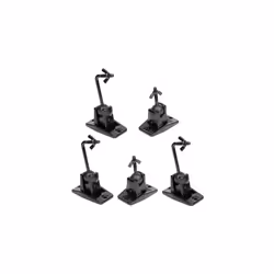 VideoSecu 5 Black Universal Satellite and Audio Speaker Mount Bracket