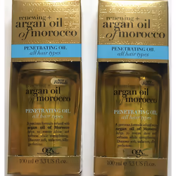 Organix Renewing Moroccan Argan Penetrating Oil 3.3 Fl Oz (Pack of 2)