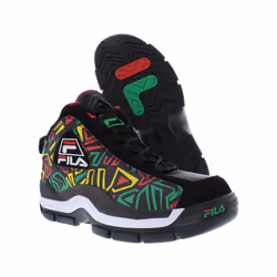 Fila Grant Hill 2 Mens Shoes Size 7.5  Color: Black/Jellybean/Lemon
