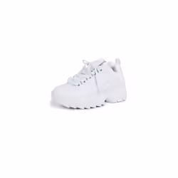 Fila Women's Disruptor Ii Premium Comfortable Sneakers  White/White/White  10