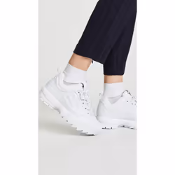 Fila Women's Disruptor Ii Premium Comfortable Sneakers  White/White/White  10