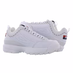 Fila Disruptor II Premium Repeat Mens Shoes Size 9.5  Color: White/Red