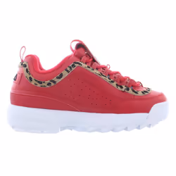 Fila Disruptor II Leopard Womens Shoes Size 6.5  Color: Red/Brown/Blac