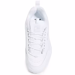 Fila Men's Strada Disruptor fashion sneakers  White/White/White  9 US