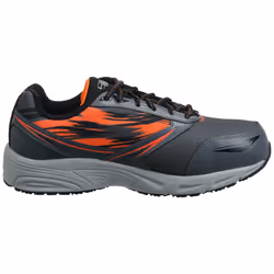 Fila Men's Memory Meiera 2 Slip Resistant Composite Toe Trail Running Shoe Shoe  Castlerock/Black/Vibrant Orange  10 D US