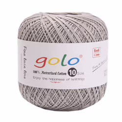 golo crochet Thread Yarns for crocheting crochet cotton Yarn for crocheting Silvery Yarn 484