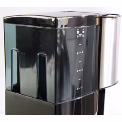 Melitta Filter Coffee Maker with Glass Pourer, Hot Hold and Timer Function, Optima Timer, Black, 100801