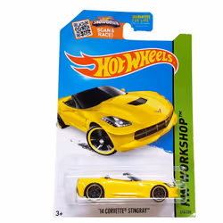 Hot Wheels  2015 HW Workshop  '14 Corvette Stingray Convertible [Yellow] 216/250