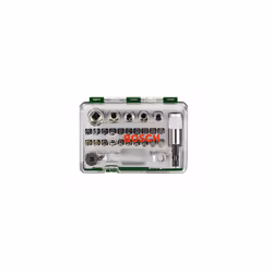 Bosch 2607017160 Screwdriving Set with Mini Ratchet (27 Pieces)