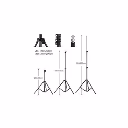Softbox Photography Lighting Kit 85W LED Light 2 50x70cm Softbox 2 2M Light Stand 2 Remote Control 2 Carry Bag 1 for Studio Portrait Product Photo