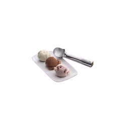Zeroll 1020 Original Ice Cream Unique Liquid Filled Heat Conductive Handle Simple One Piece Aluminum Design Easy Release 40 Scoops per, 2-Ounce, Silv