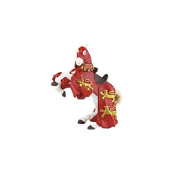Papo 39340 Red King Richard horse THE MEDIEVAL ERA Figurine, multicolour