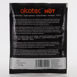 3x Alcotec Red Hot Turbo Yeast 90g Temperature Tolerant Max 40C 25L