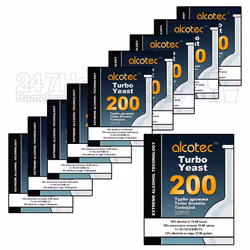 10x Alcotec 200 TT Turbo Yeast Commercial Use High Alcohol fermentaion
