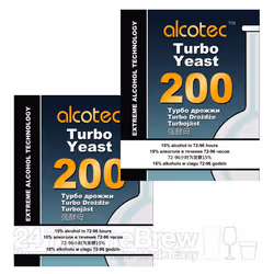 2x Alcotec 200 TT Turbo Yeast Commercial Use High Alcohol fermentaion
