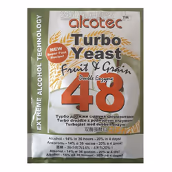 10x Alcotec 48 Fruit & Grain Turbo Yeast 20% ABV with Double Enzyme