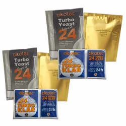 2x Alcotec 24 Turbo Yeast, TurboKlar & Liquid Carbon Homebrew Vodka Spirit