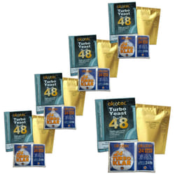 5x Alcotec 48 Turbo Yeast, TurboKlar & Liquid Carbon Homebrew Vodka Spirit