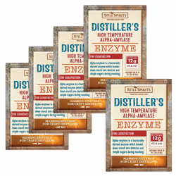 5x Still Spirits Distillers Alpha Amylase Enzyme 12g High Temperature for 25L