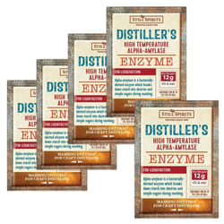 5x Still Spirits Distillers Alpha Amylase Enzyme 12g High Temperature for 25L