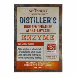 10x Still Spirits Distillers Alpha Amylase Enzyme 12g High Temperature for 25L