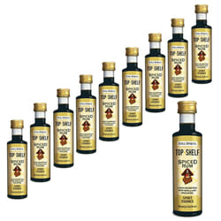 10x Still Spirits Top Shelf Spiced Rum 50ml Essence Flavours 2.25L