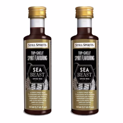 2x Still Spirits Top Shelf Sea Beast Spiced Rum 50ml Essence Flavours 2.25L