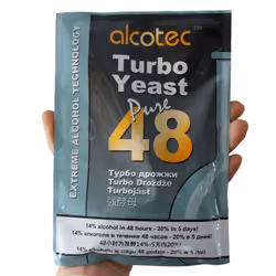 40x Packets Alcotec 48 Pure Turbo Yeast High Alcohol 20% Homebrew Vodka Wash