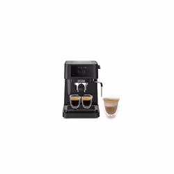 De'Longhi Stilosa EC230.BK, Traditional Barista Pump Espresso Machine, Espresso and Cappuccino, 2 cups, Black