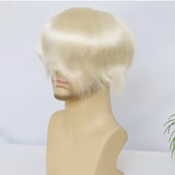 Kikzok Dreambeauty Full Lace Toupee for Men 10x8inch Human Hairpieces Replacement System for Men (#60)
